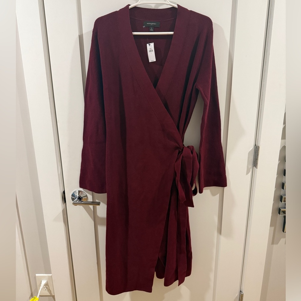 Banana Republic Sweater Wrap Dress